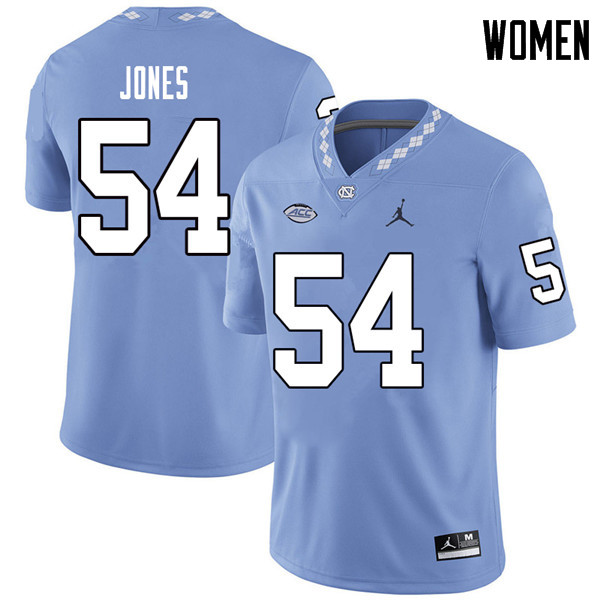 Jordan Brand Women #54 Avery Jones North Carolina Tar Heels College Football Jerseys Sale-Carolina B